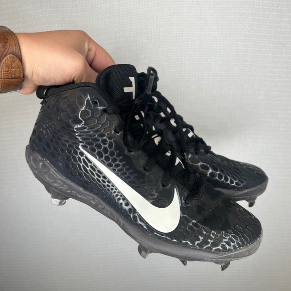 Nike Other - Nike Zoom Force Trout 5 Mens Baseball Cleats Black White AH3372-010 Size 7.5